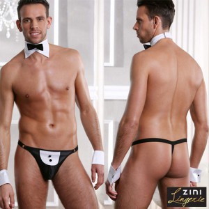 프랜치 보우앤통 세트 French bow tie & Thong SET | ZINI