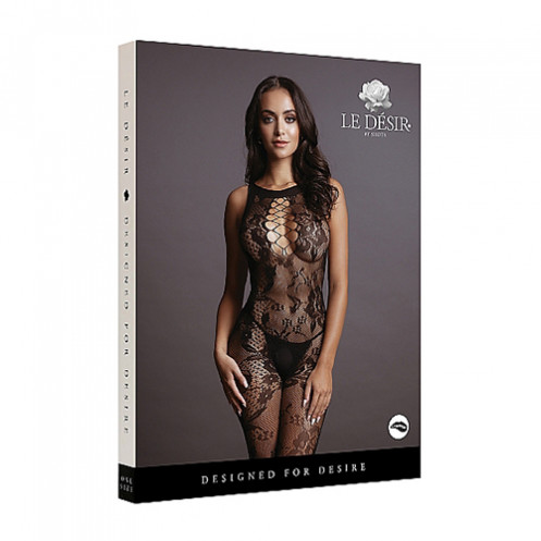 크리스 크로스 넥 바디 스타킹 Criss Cross Neck Bodystocking | Le Desir