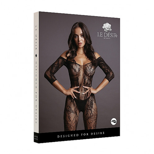 레이스 슬리브 바디스타킹 Lace Sleeved Bodystocking | Le Desir